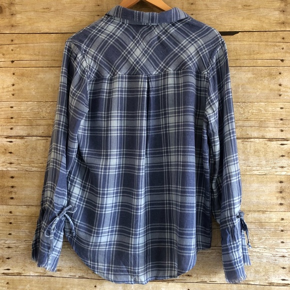 Rails Astrid Cali Blue Tie Cuff Shirt - Picture 4 of 8